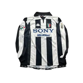 1997-98 Black + White Juventus Centenary Tee - Extra Large