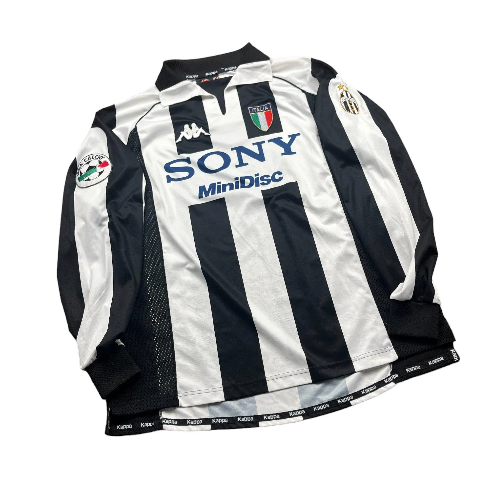 1997-98 Black + White Juventus Centenary Tee - Extra Large