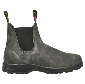 2055 Water-Resistant Leather Unisex Chelsea Boots