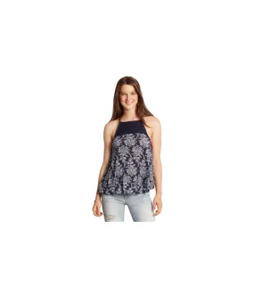 Aeropostale Womens Printed Braided Tank Top