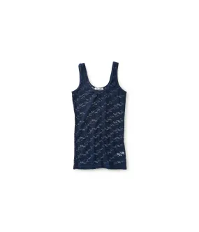 Aeropostale Womens Sheer Lacey Tank Top