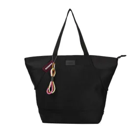 Alagoa women's black neoprene shopper bag