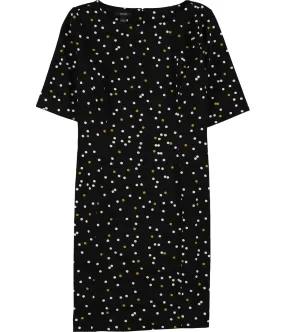 Alfani Womens Polka Dot Sheath Dress