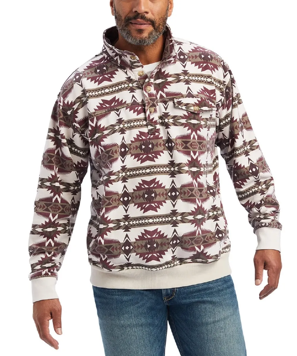 Ariat Men's Printed Overdyed Washed Sweater