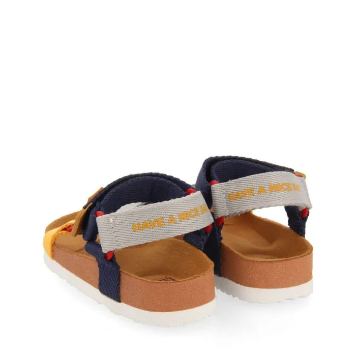 Beine boys multicoloured footbed sandals