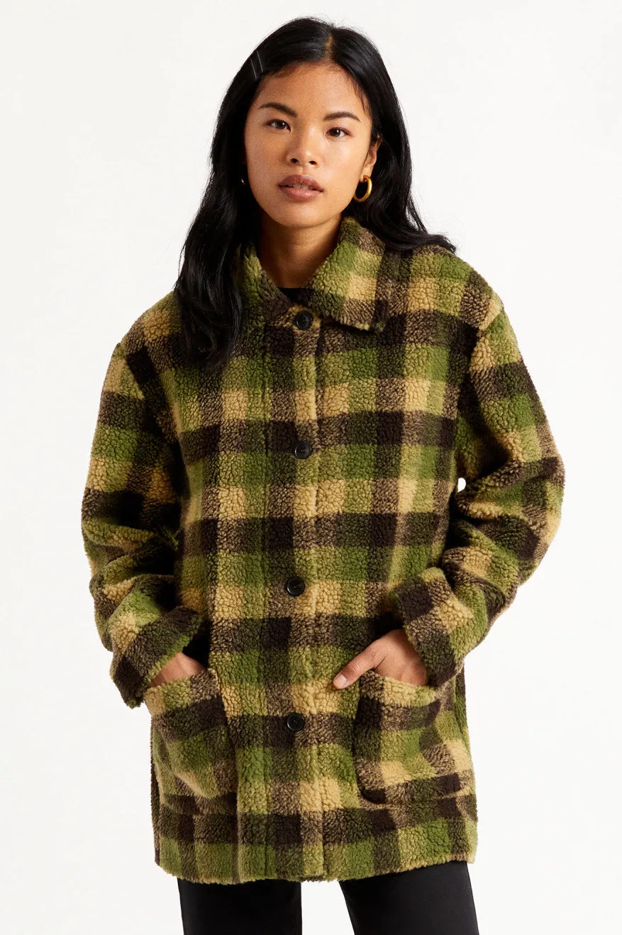 Bern Sherpa Coat - Plaid