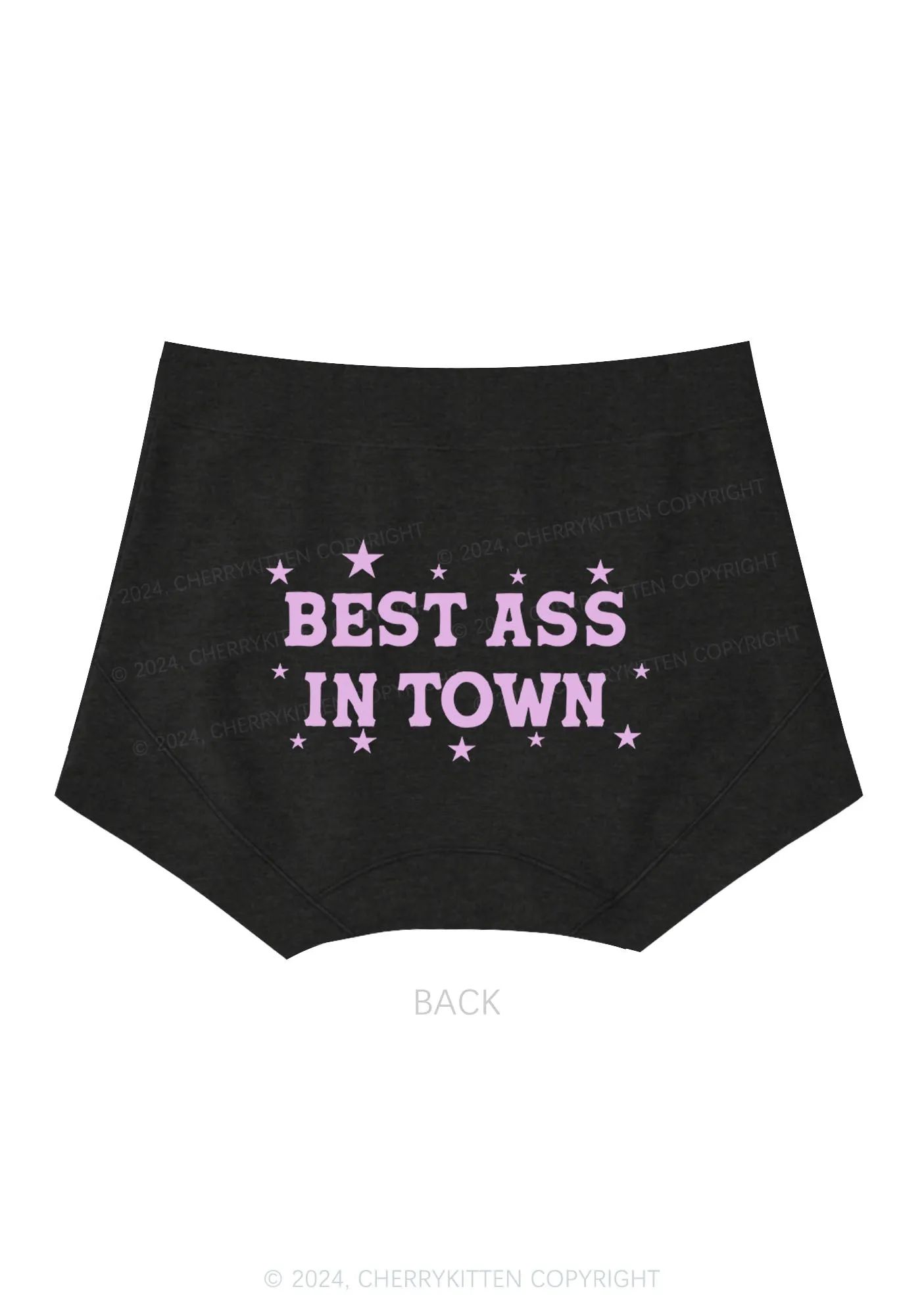 Best In Town Y2K Mid Rise Waist Boyshort Cherrykitten