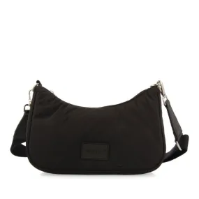 BLACK BAGUETTE BAG WITH OCOEE SHOULDER STRAP