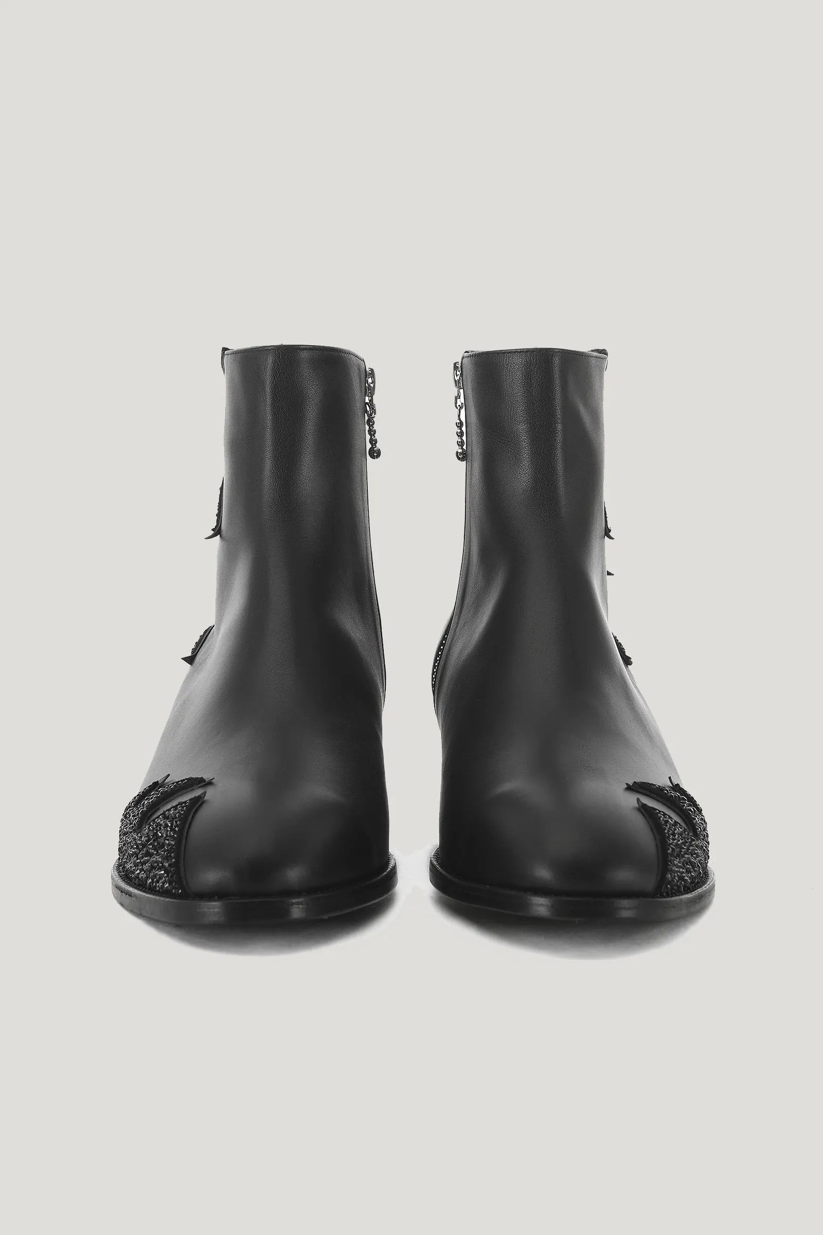 Black Rumex Ankle Boots