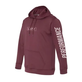 Boxed Performance Tech Hoodie - Burgundy