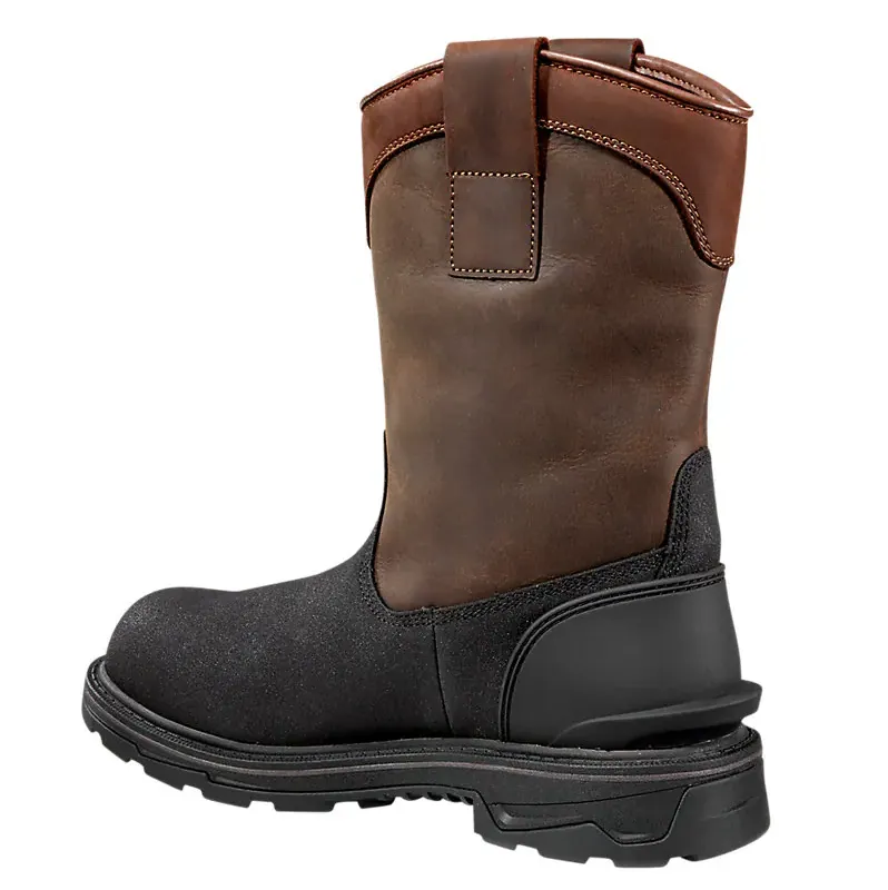 Carhartt IRONWOOD INSULATED 11 ALLOY TOE WELLINGTON 10.5W Brown Oil Tanned/Black Coated