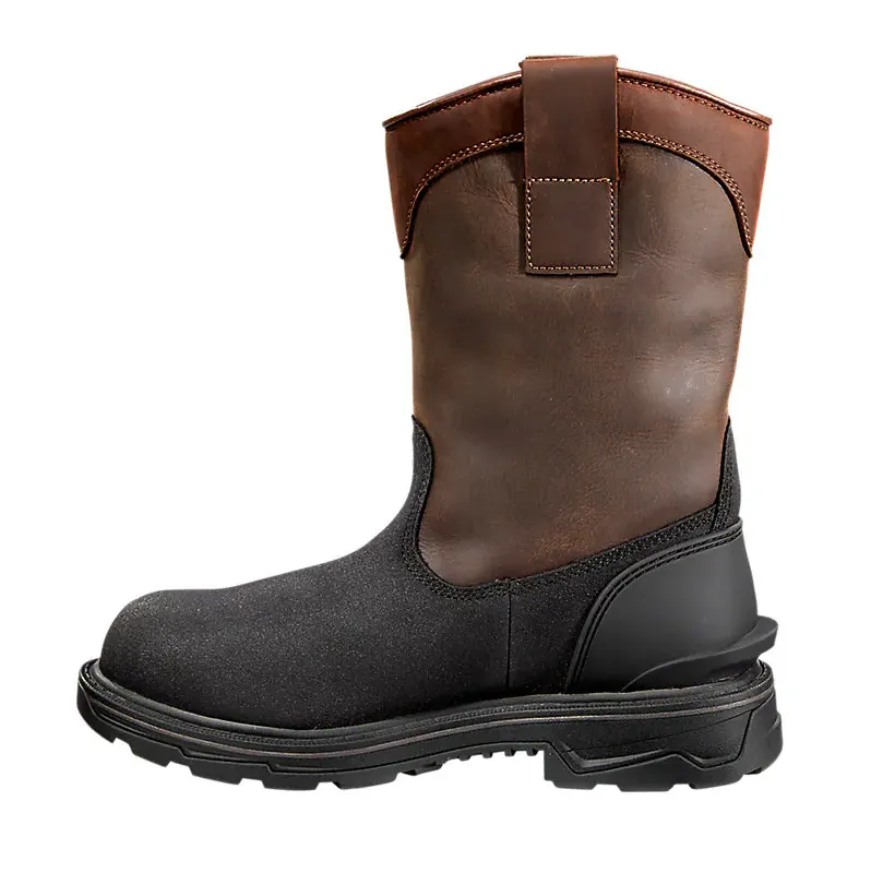 Carhartt IRONWOOD INSULATED 11 ALLOY TOE WELLINGTON 10.5W Brown Oil Tanned/Black Coated