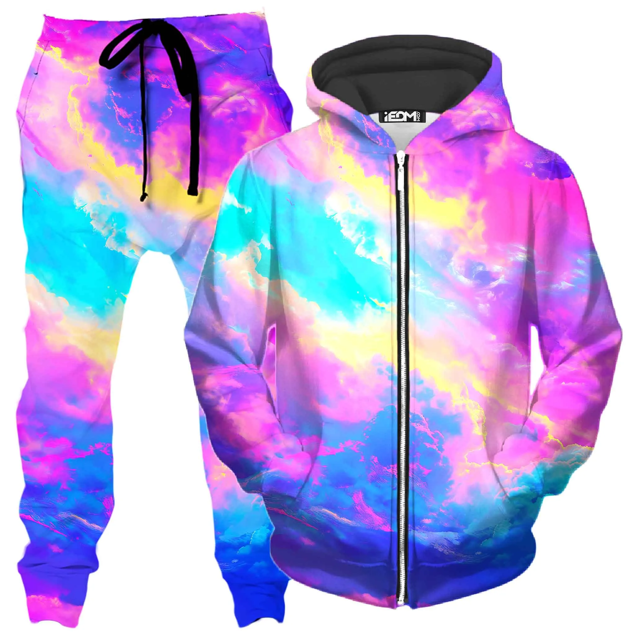 Cloudopia Zip-Up Hoodie and Joggers Combo