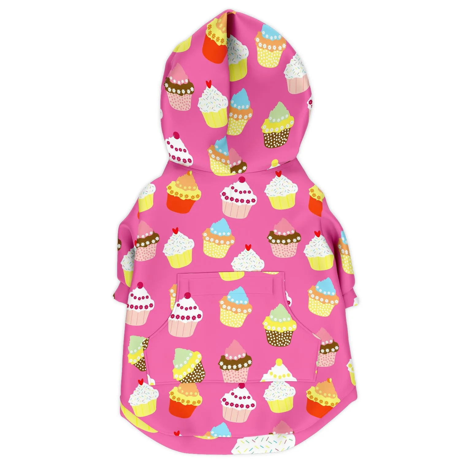 Cupcakes Dog Hoodie