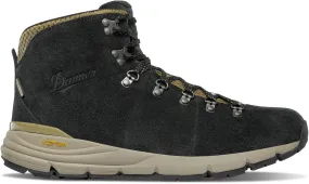 Danner Mens Mountain 600 4.5in Black/Khaki Suede Hiking Boots