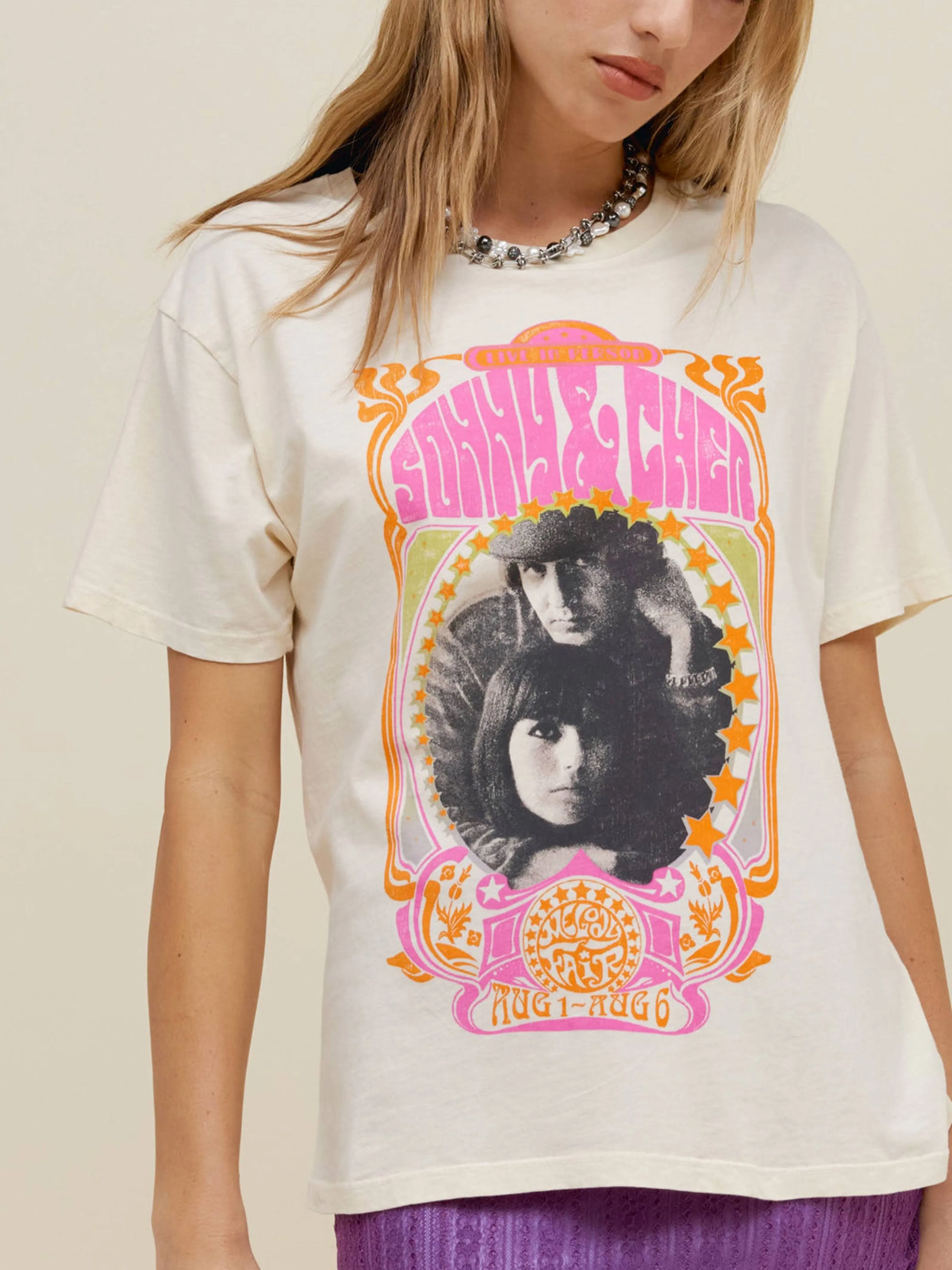 DAYDREAMER Sonny & Cher Melody Fair Boyfriend Tee