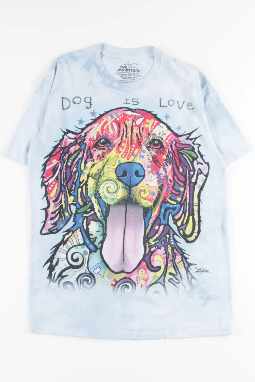 Dog is Love Tie Dye Tee