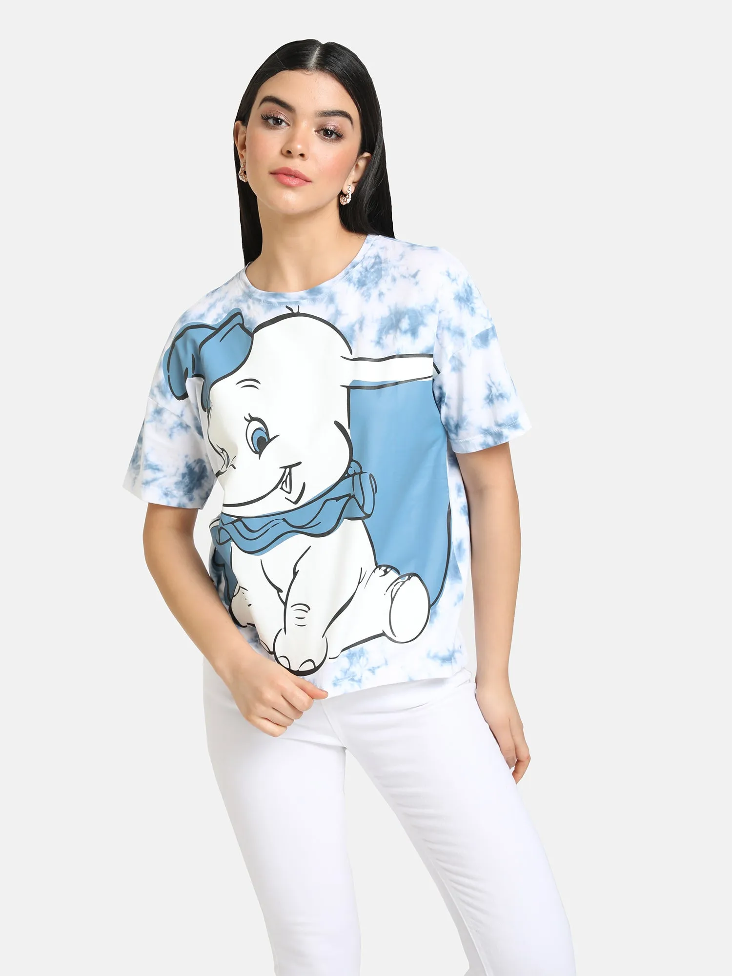 Dumbo Print Tie Dye Tee