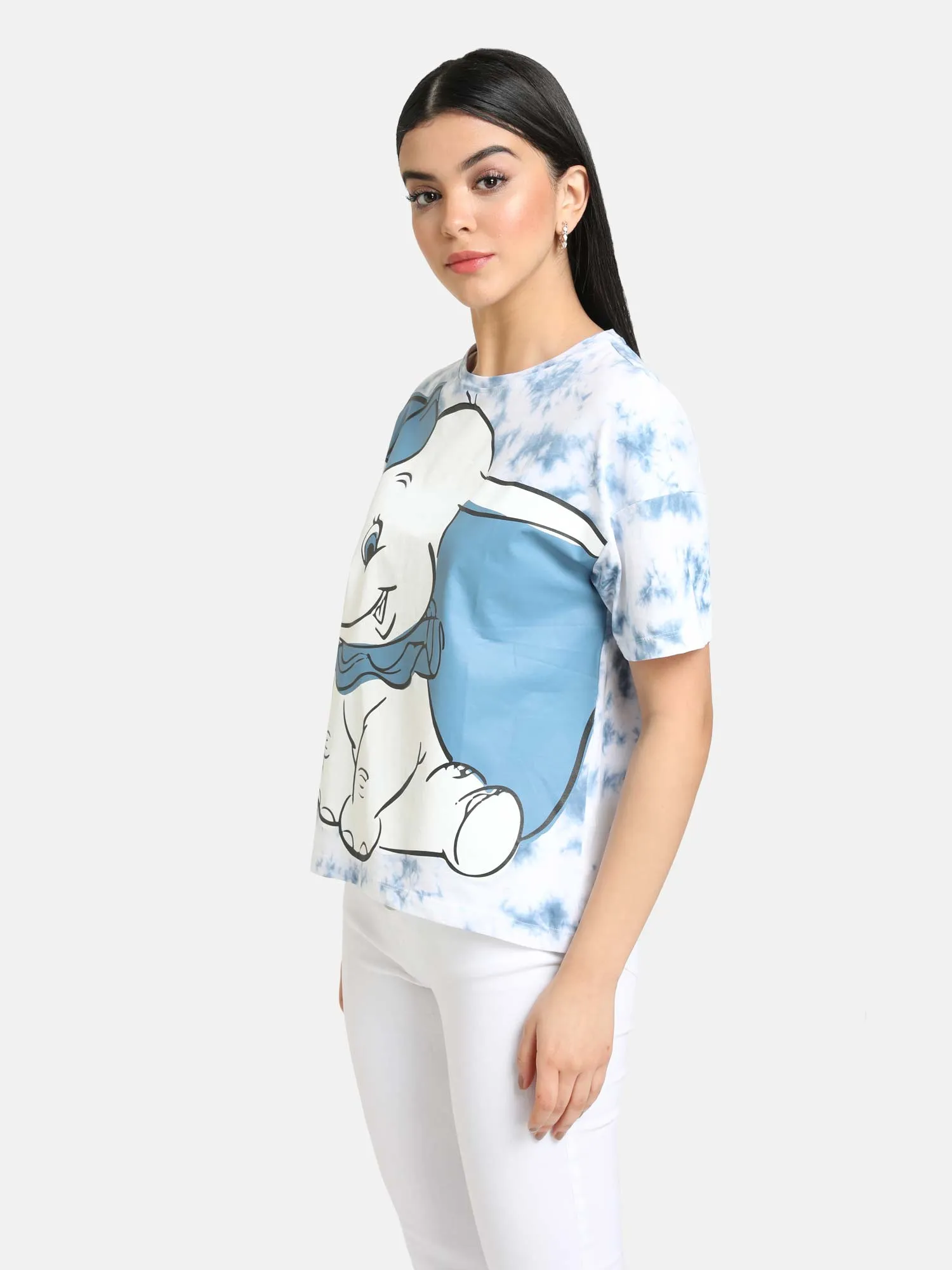 Dumbo Print Tie Dye Tee