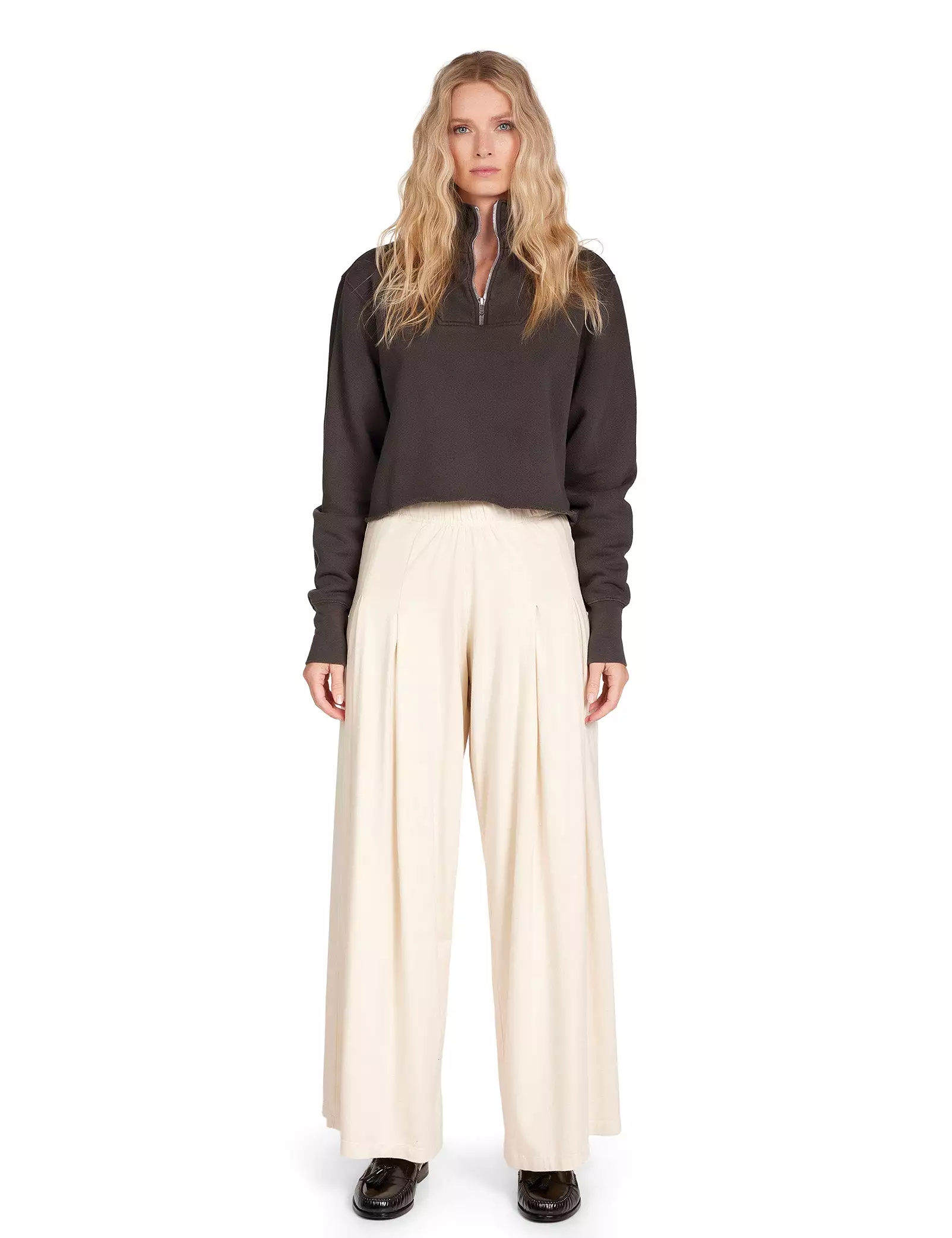 Julia Pleated Palazzo Pant