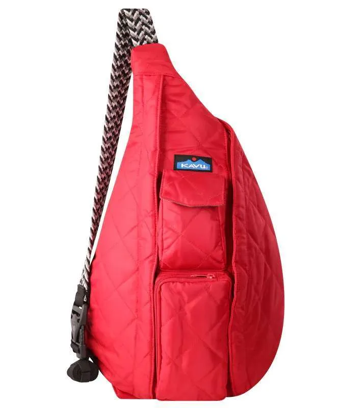 KAVU Women’s ROPE PUFF Bag – Scarlet