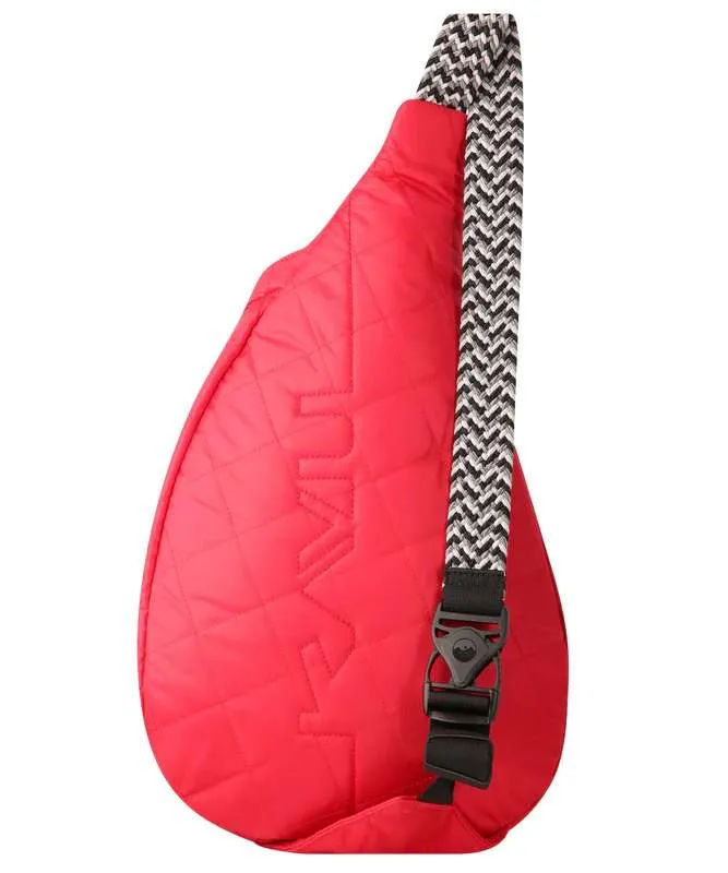 KAVU Women’s ROPE PUFF Bag – Scarlet