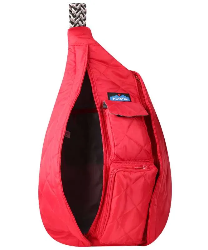 KAVU Women’s ROPE PUFF Bag – Scarlet