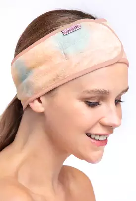 Kitsch Microfiber Spa Headband in Tangerine Tie Dye