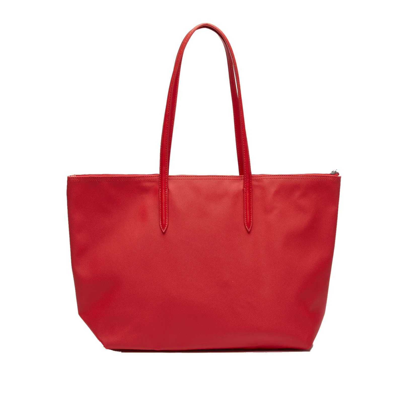 Lacoste Women’s L.12.12 Concept Zip Tote Bag (High Risk Red)