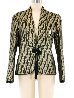 Lanvin Metallic Brocade Jacket