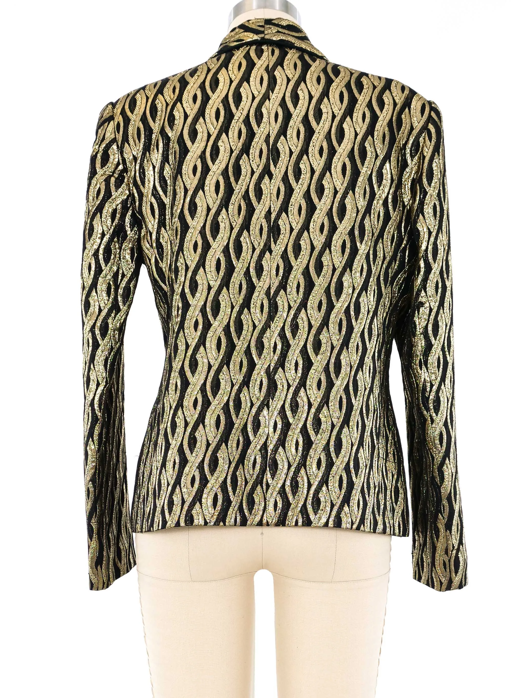 Lanvin Metallic Brocade Jacket