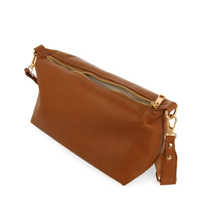 LEATHER COLORED BAG WITH SHOULDER STRAP CARANTEC