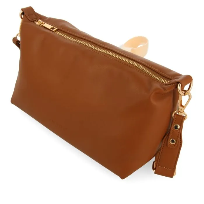 LEATHER COLORED BAG WITH SHOULDER STRAP CARANTEC