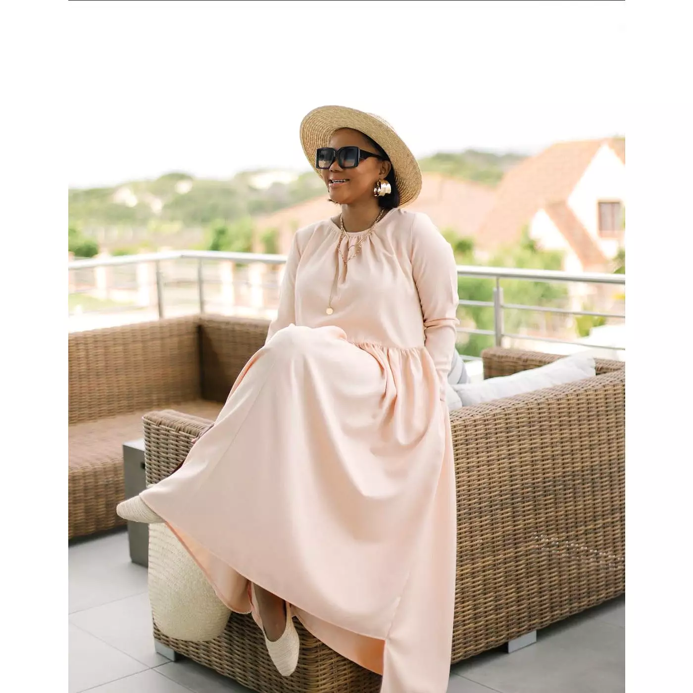 Long Sleeve Bubble Vintage Dress