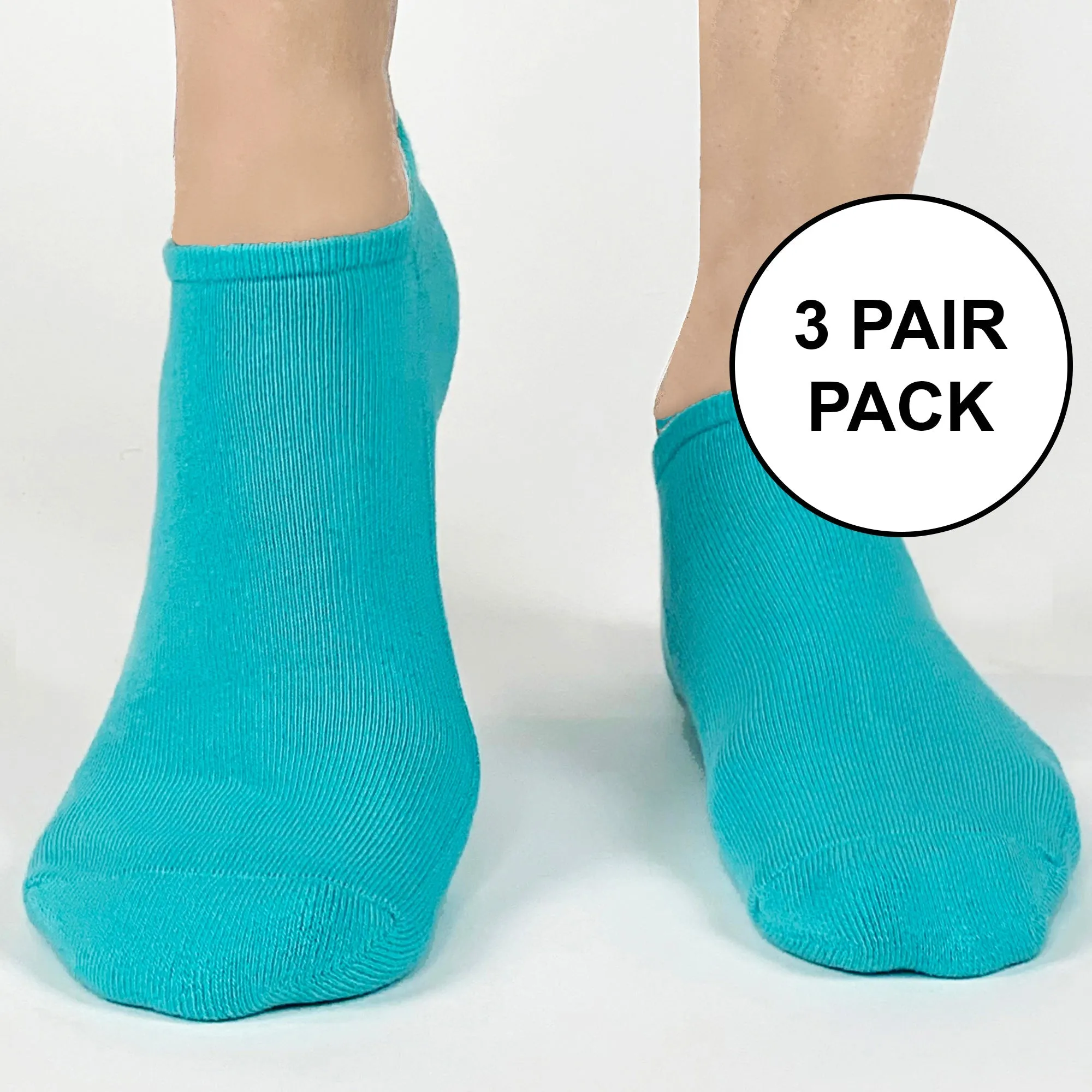 Medium Cotton No Show Socks - Sold as a 3 Pair Pack