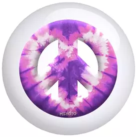 OnTheBallBowling Meyoto Purple Heart Tie Dye Bowling Ball