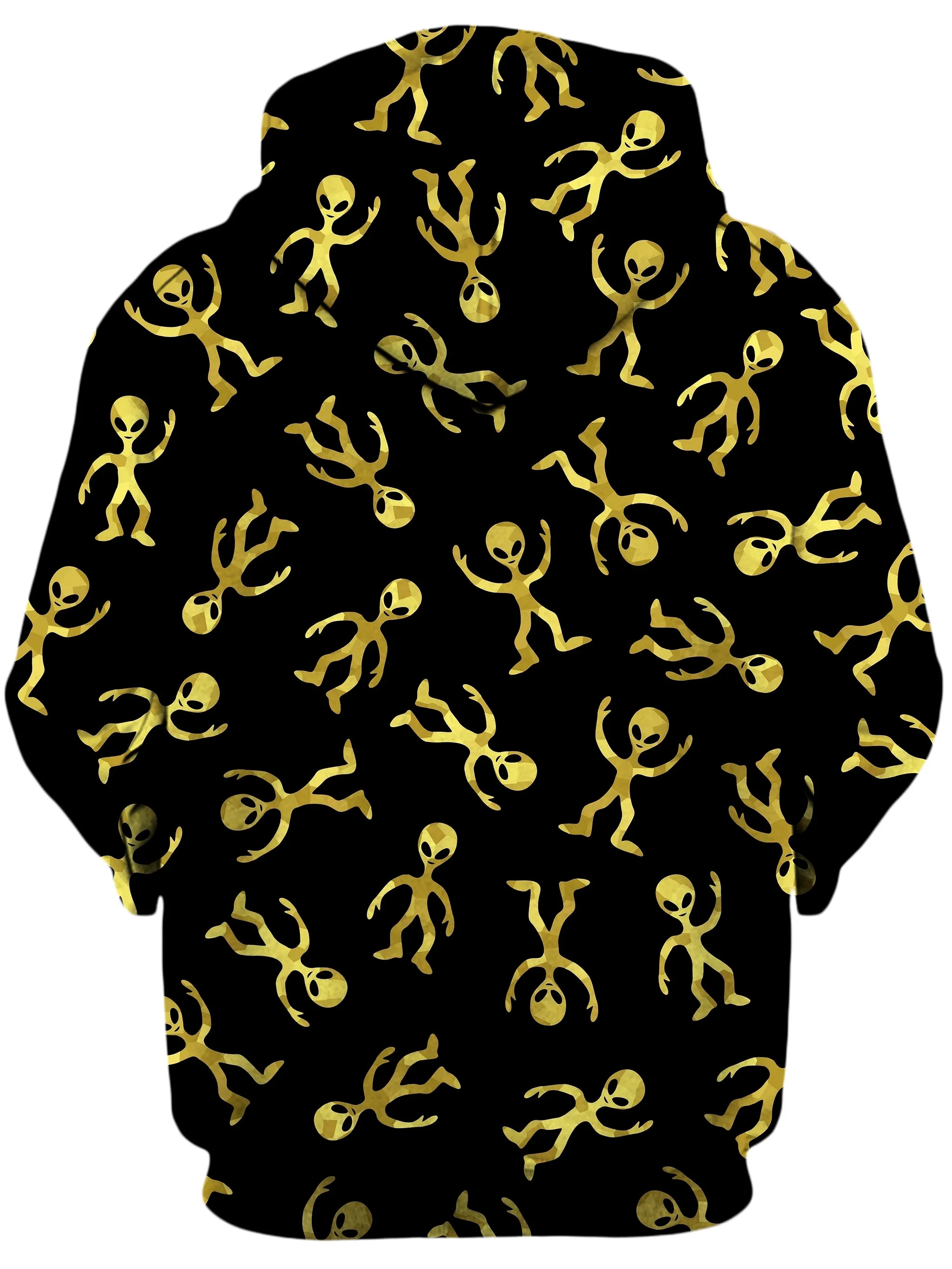 Party Like An Alien Gold Unisex Hoodie