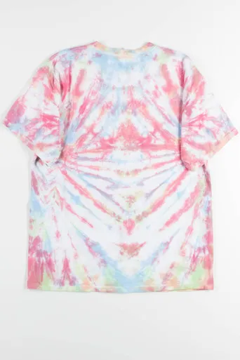 Pink & Blue Tie Dye Tee