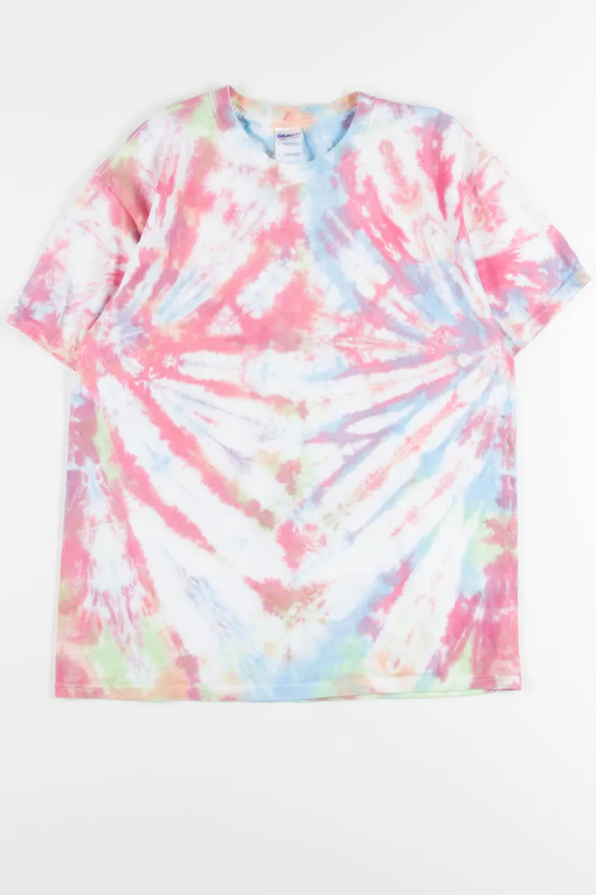 Pink & Blue Tie Dye Tee