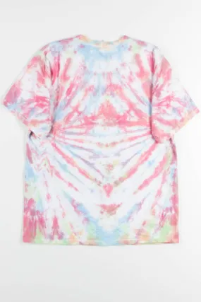 Pink & Blue Tie Dye Tee