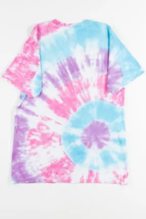 Pink & Purple Grill Cowgirl Tie Dye Tee