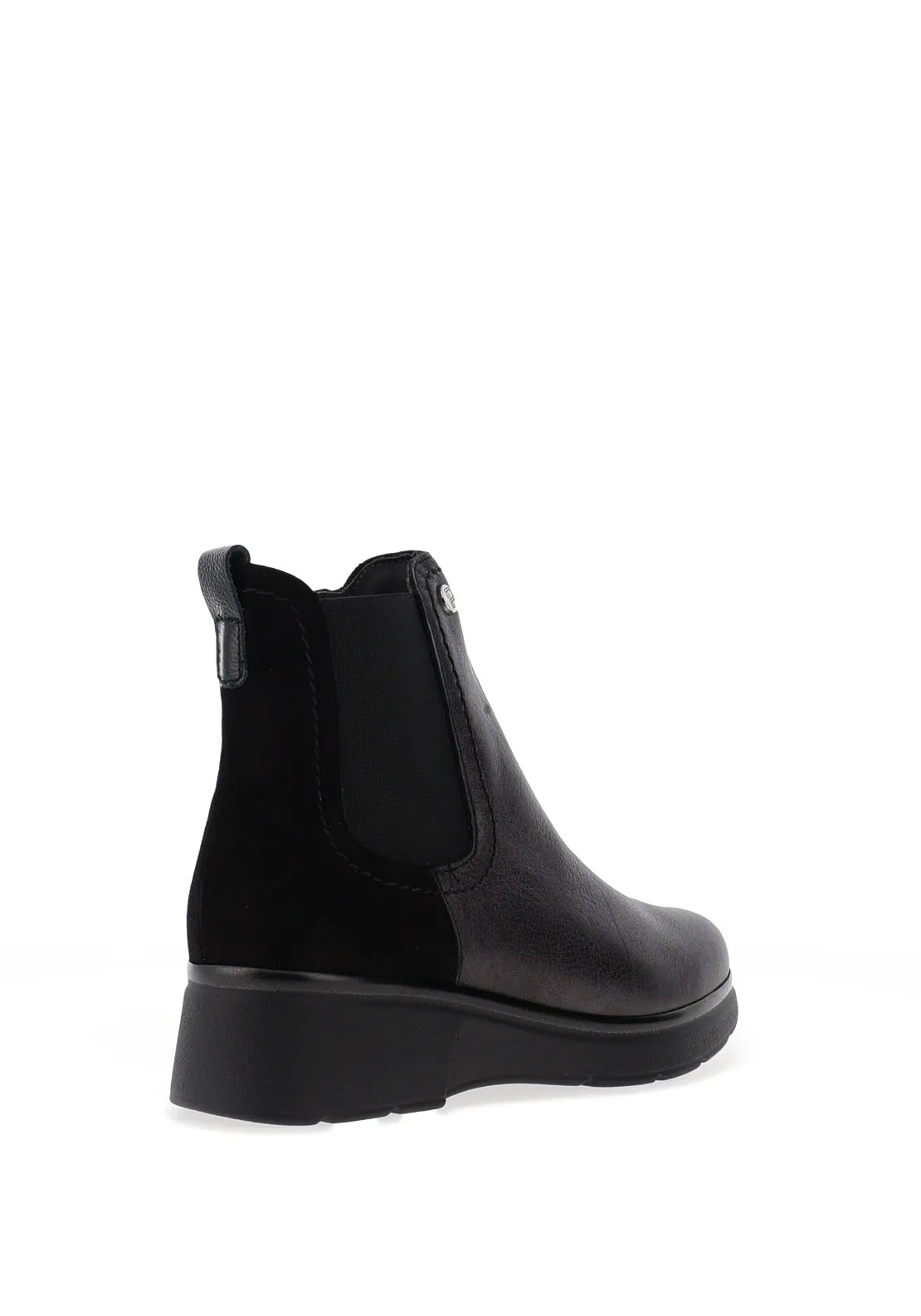 Pitillos Leather Chelsea Boots, Black