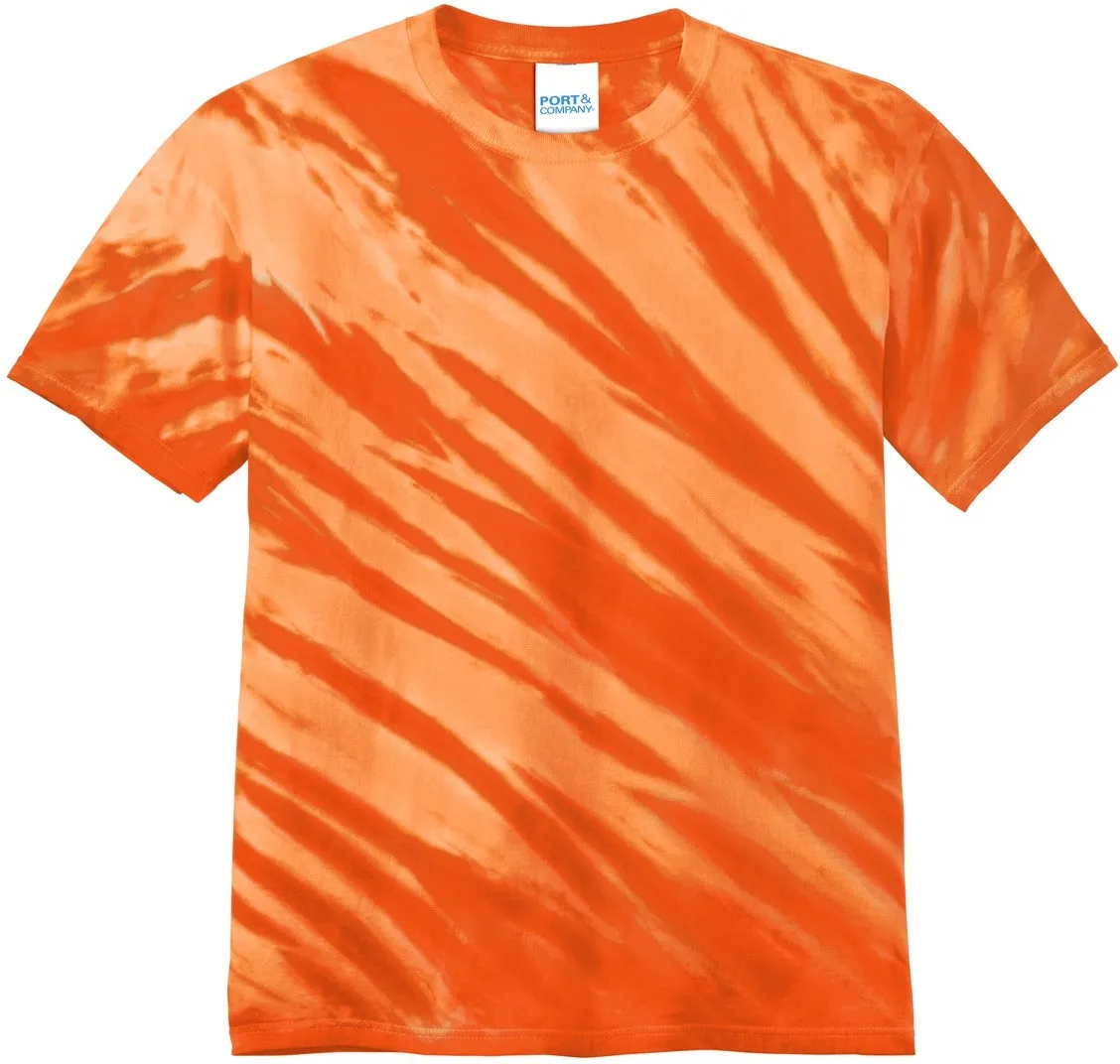 Port & Company Tiger Stripe Tie-Dye Tee