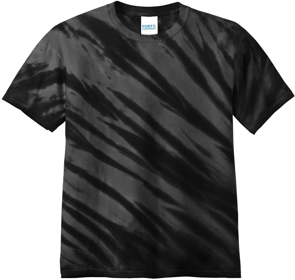 Port & Company Tiger Stripe Tie-Dye Tee