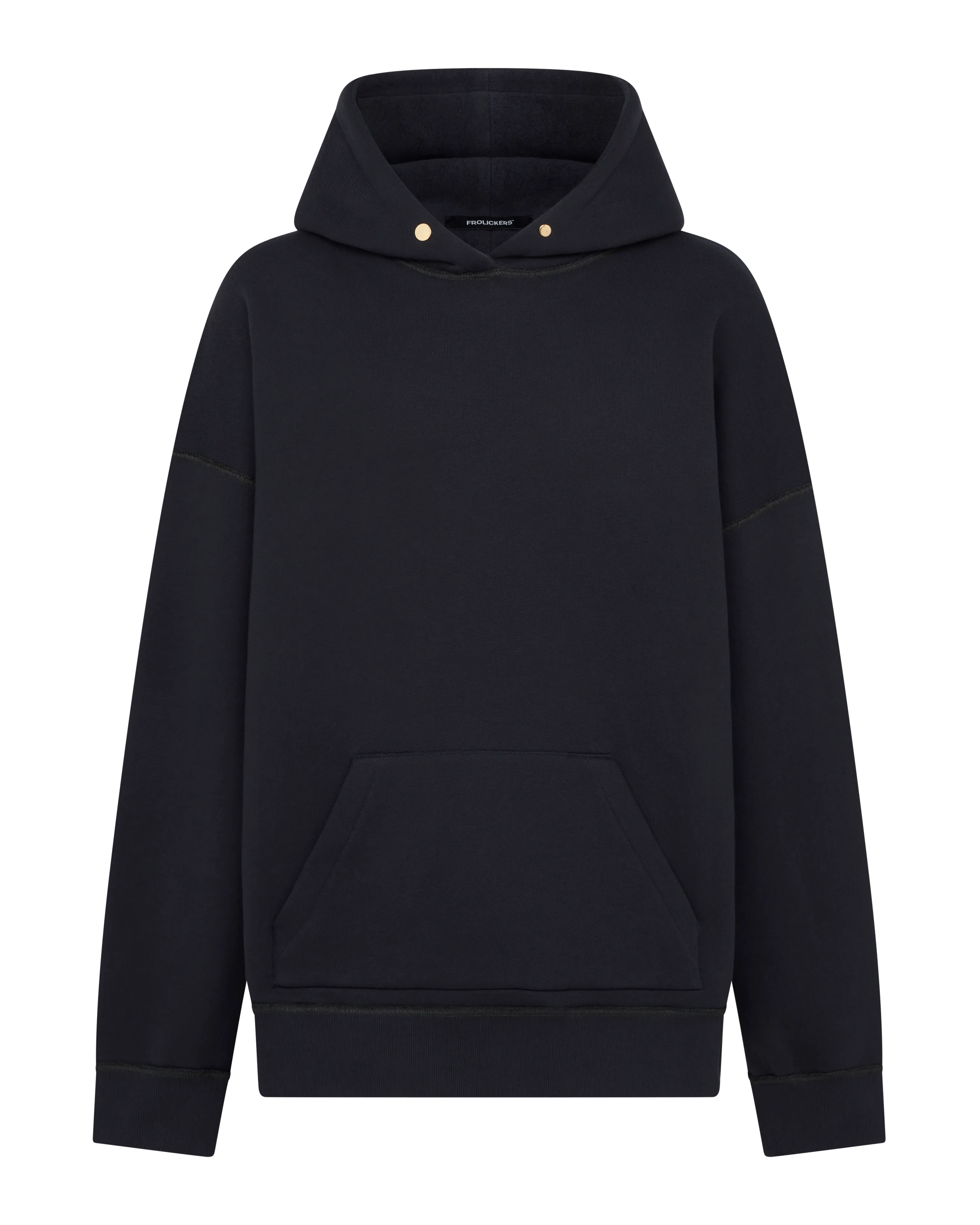 Reversible Hoodie | Black / Moleskin