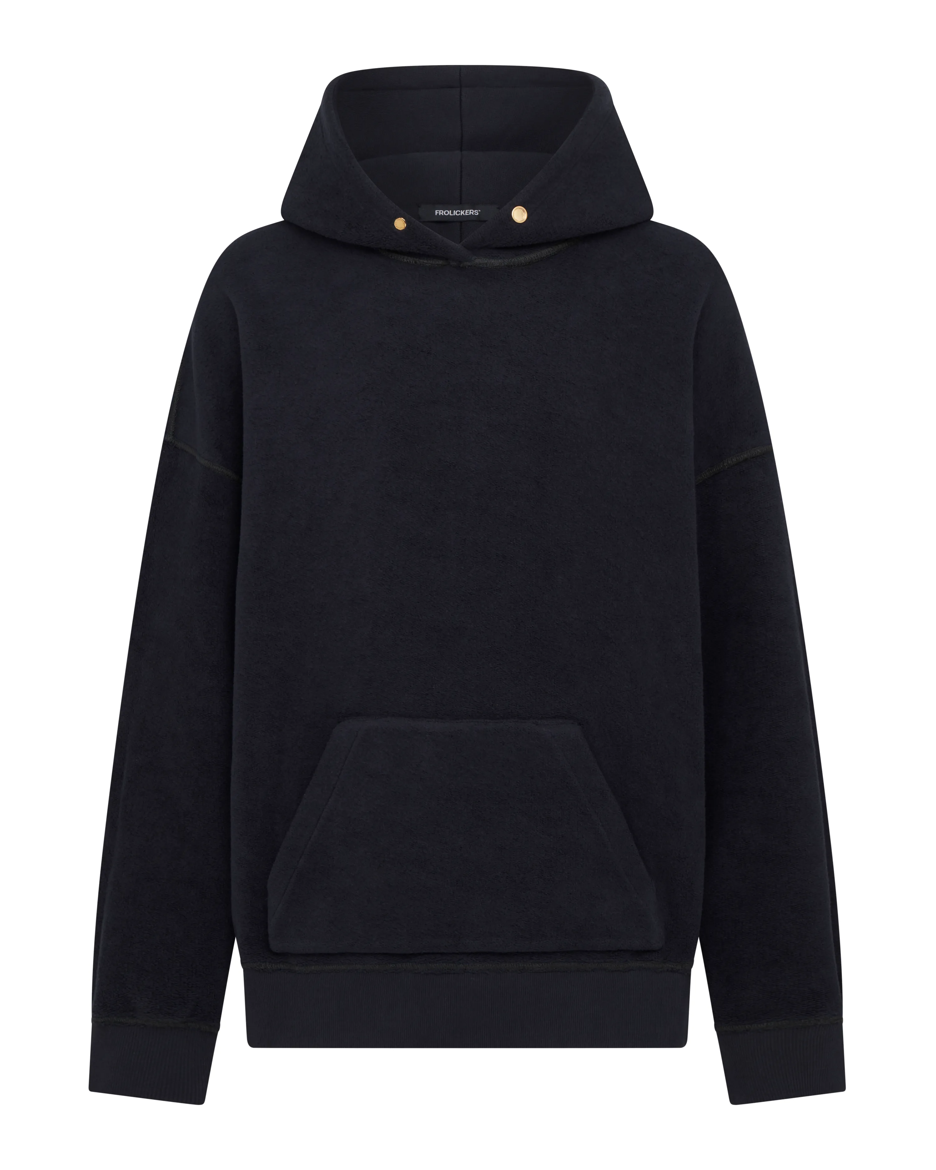 Reversible Hoodie | Black / Moleskin