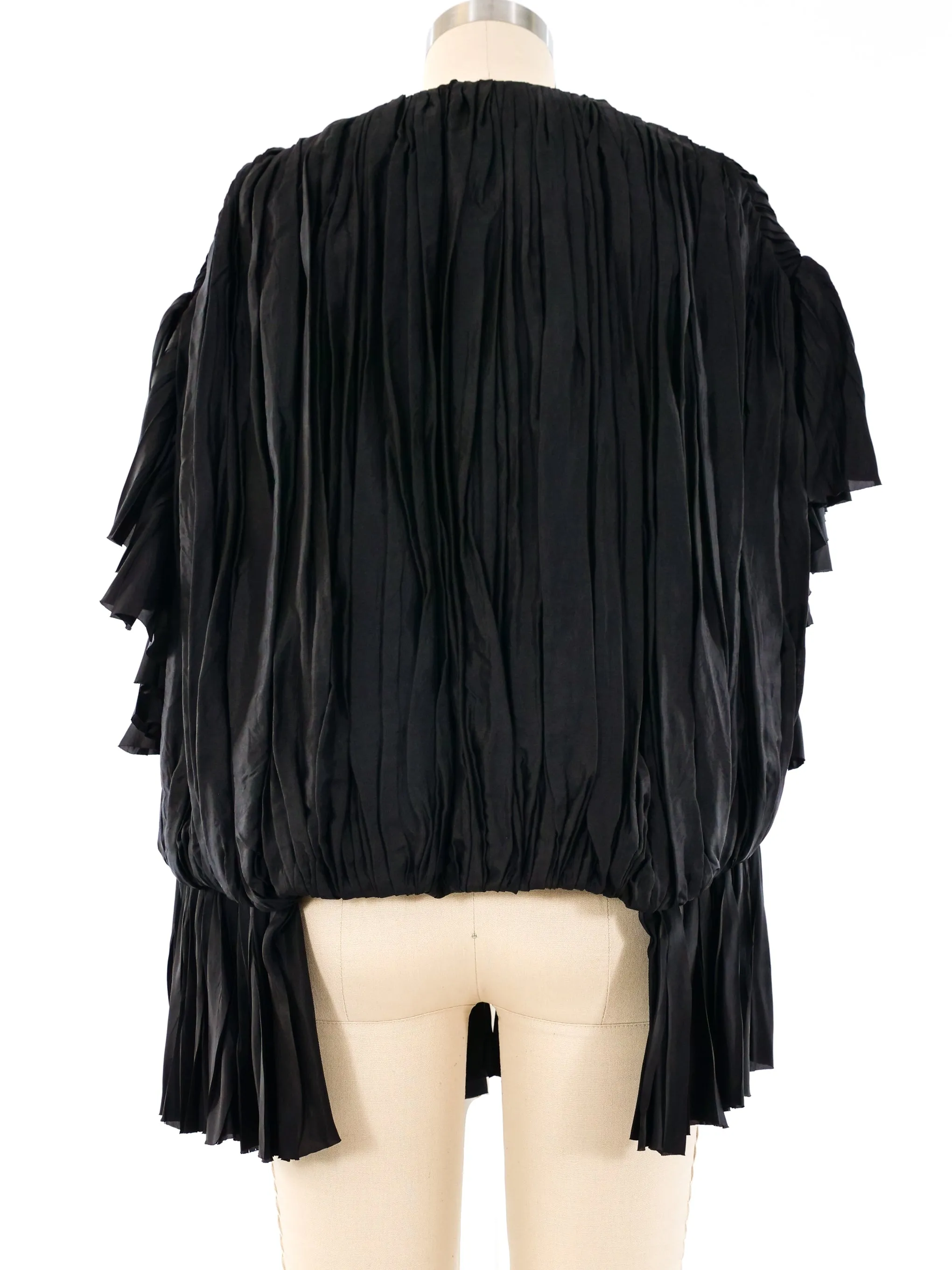 Rick Owens Pleated Peplum Jacket