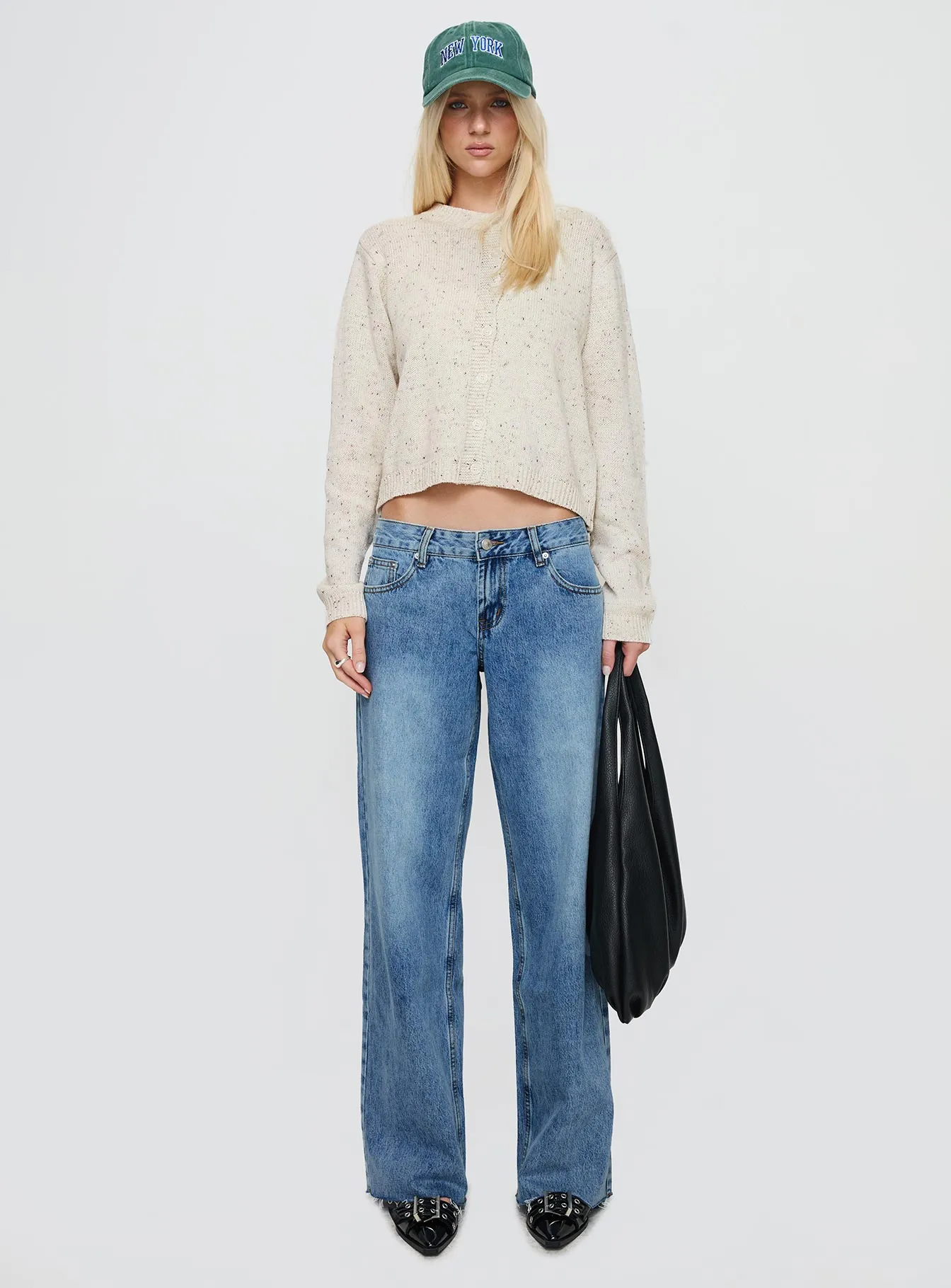 Sabryna Low Rise Jeans Blue