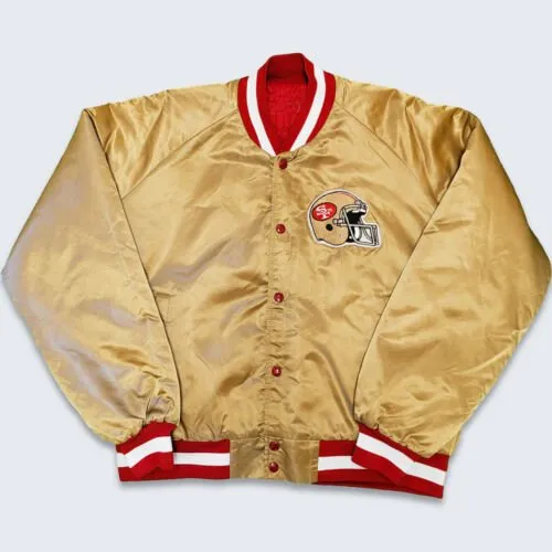 San Francisco Forty Niners Vintage Gold Jacket