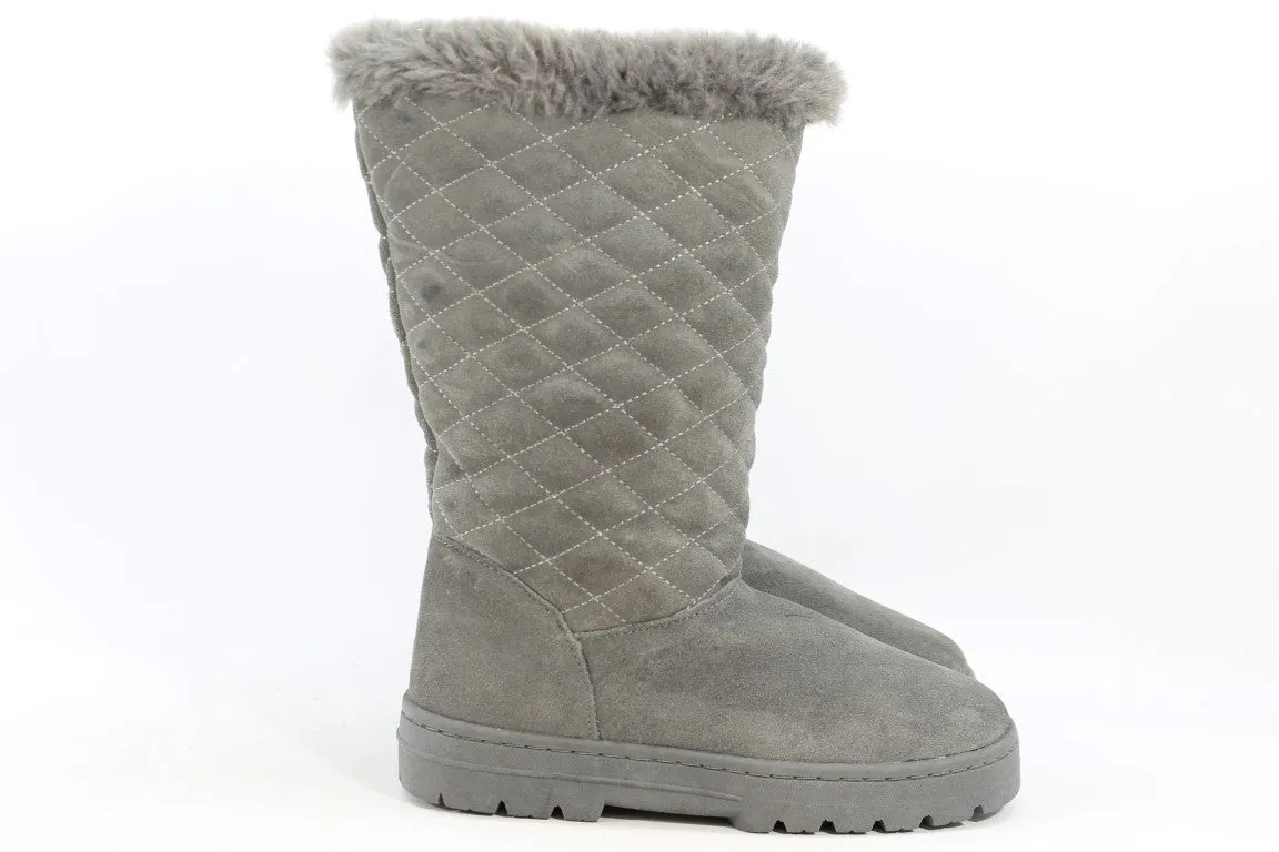 Style & Co. Nickky Women's Grey Boots 6M(ZAP19768)